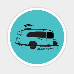 Adventure Awaits for the Happy Camper 20x Magnet